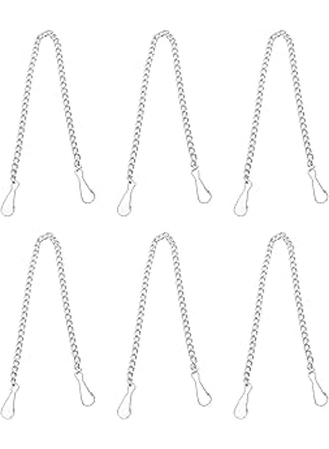Universal Toilet Flapper Chain Replacement Kit 6Pcs Stainless Steel - Image 1