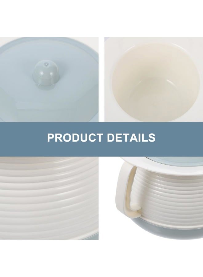 SOLUSTRE Chamber Pot Bedpan Urinal Bottle Urine Pots Potty Pee Bucket Bedside Urinal with Lids to Prevent, Suitable for Elderly, Women Men,Patient - Image 4