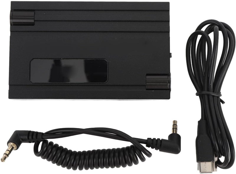 مكبر صوت لسماعات الأذن عالي الجودة (HiFi)، مكبر صوت لاسلكي ومحمول يدعم مقاومة تتراوح بين 16 و600 أوم، منفذ 3.5 مم، هيكل مصنوع من سبيكة الألومنيوم، إمكانية تعديل الباس والصوت للهواتف والأجهزة اللوحية. - Image 1