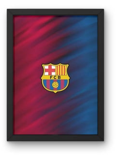 FC Barcelona Black Frame   20X30 