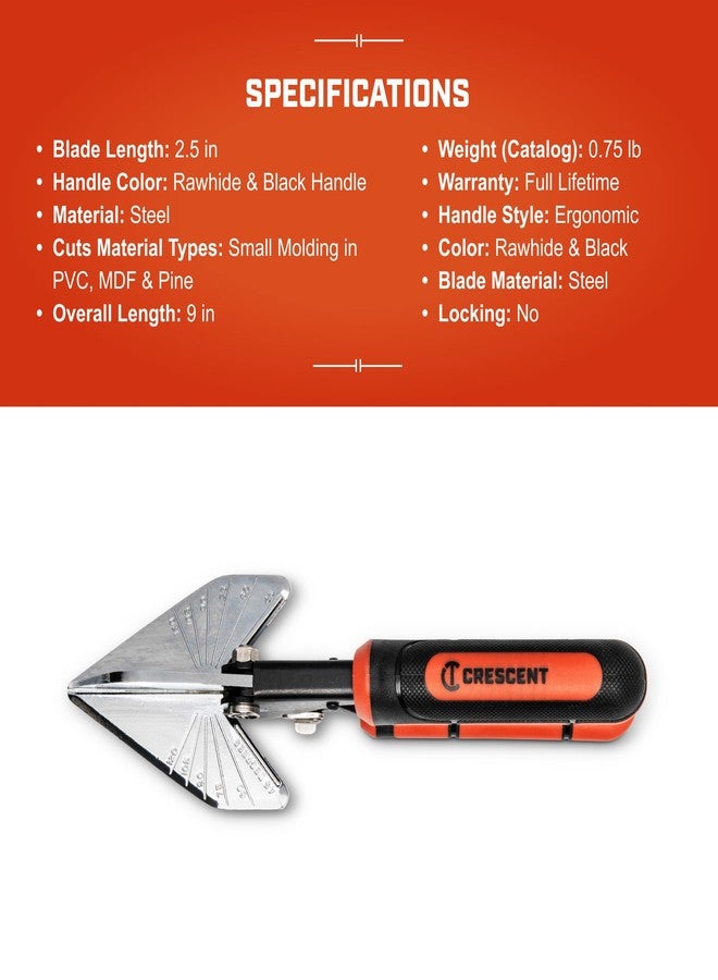 كريسنت مقصات تقطيع القوالب الهلالية مقاس 9 بوصات | CTM45RS - Image 5