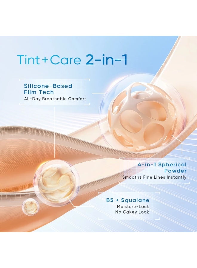 SKINTIFIC Daily Filter Perfect Skin Tint 03 Petal 28g + Lock The Look Setting Spray 80ml | Long Lasting Natural Makeup Set - Image 5