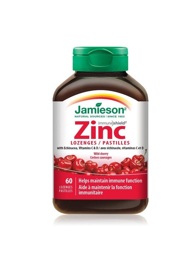 Jamieson Zinc Lozenges Wild Cherry 60 Lozenges  - Image 2