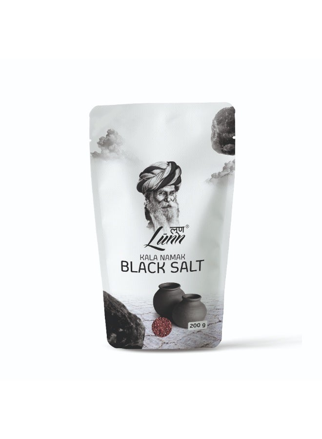 LUNN BLACK SALT 200 GRAM - Image 1