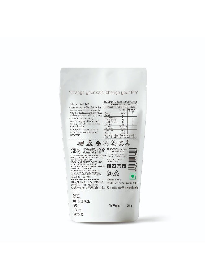 LUNN BLACK SALT 200 GRAM - Image 2