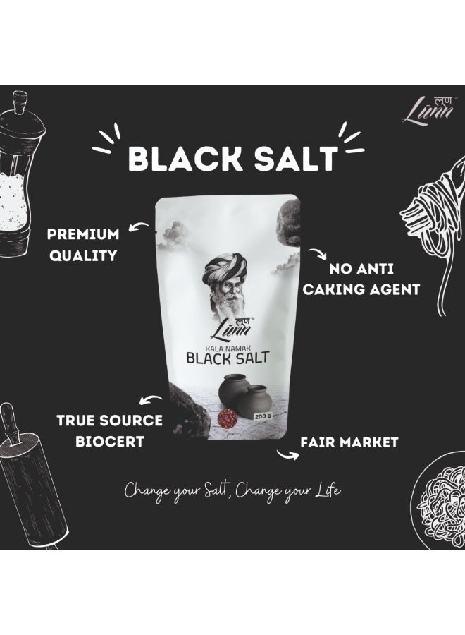 LUNN BLACK SALT 200 GRAM - Image 5