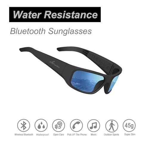 OhO sunshine Bluetooth Audio Sunglasses Lightweight Open Ear Sport Glasses 10H Playtime UV400 ANSI Z871 Water Resistant with Voice Control - Image 3