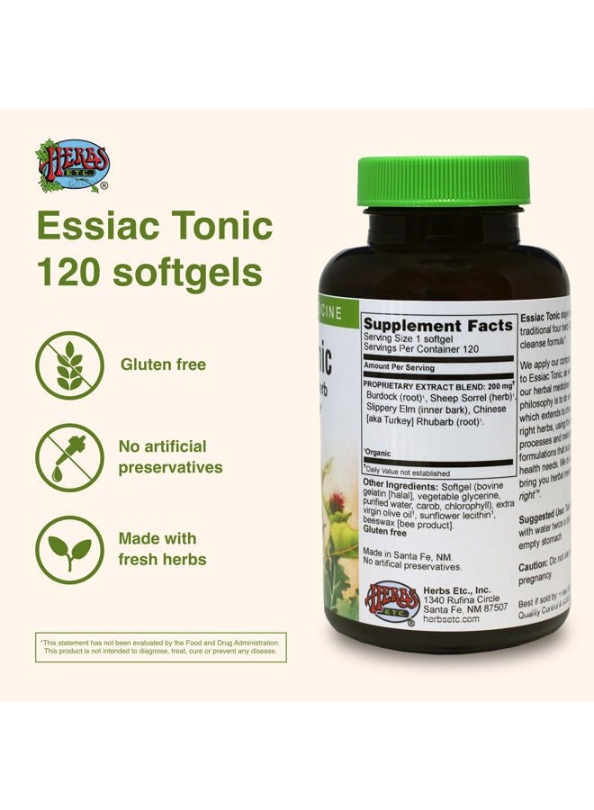 Herbs Etc. Essiac Tonic Softgels 120ct - Image 3
