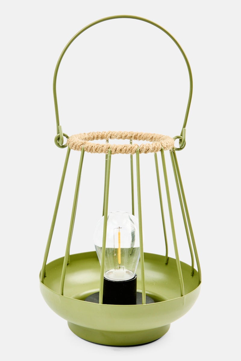 Muy Mucho LED Light Lantern, Sage Green  - Image 1