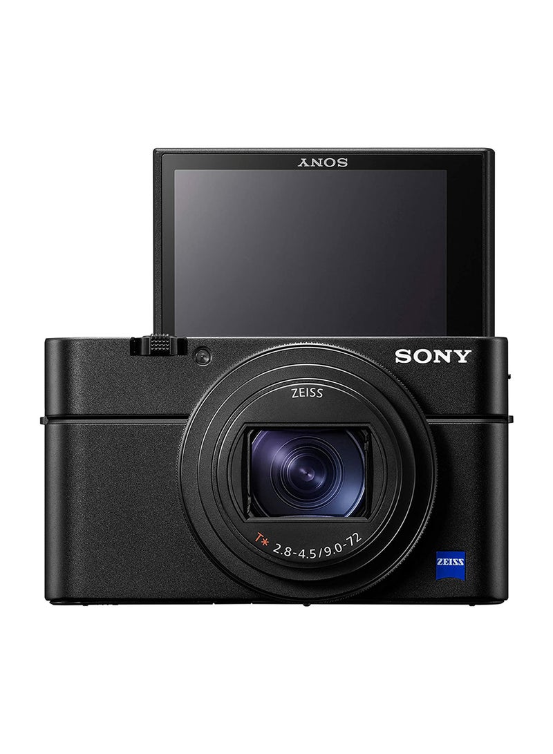 سوني كاميرا التوجيه والتصوير سايبرشوت DSC-RX100 VII بدقة 20.1 ميجابكسل وتكبير 8X مع شاشة لمسية قابلة للإمالة، وتقنيات واي فاي وبلوتوث وNFC مدمجة - Image 3