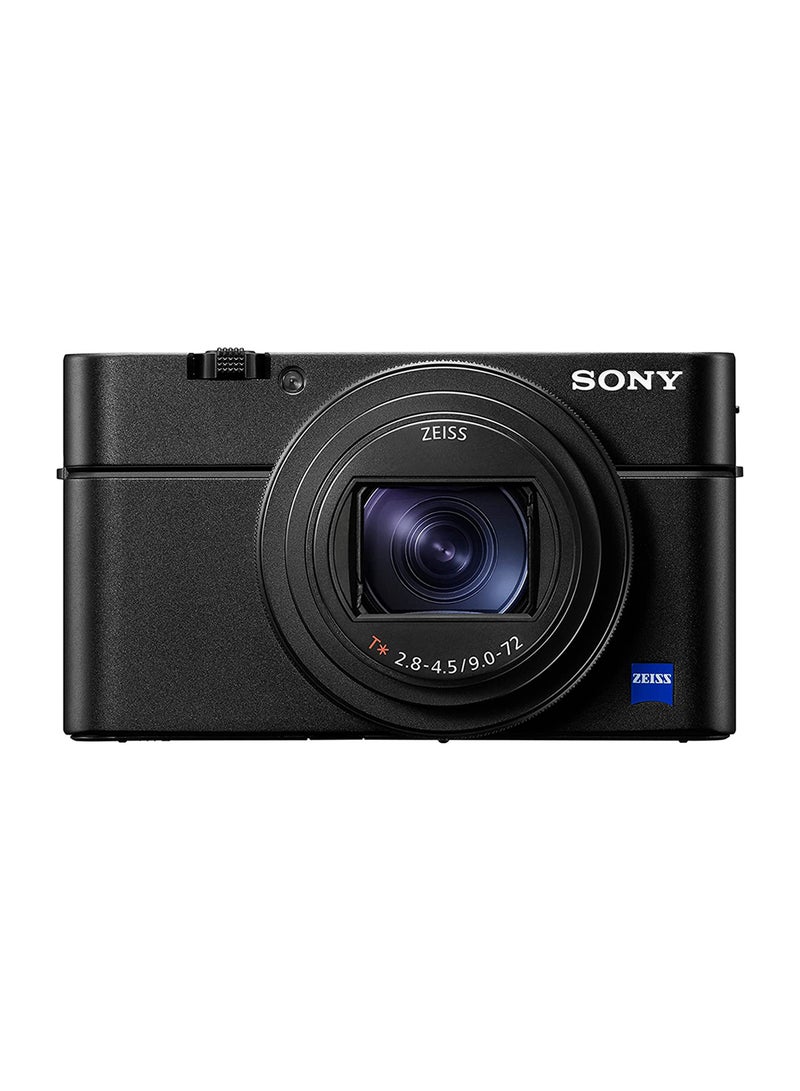 سوني كاميرا التوجيه والتصوير سايبرشوت DSC-RX100 VII بدقة 20.1 ميجابكسل وتكبير 8X مع شاشة لمسية قابلة للإمالة، وتقنيات واي فاي وبلوتوث وNFC مدمجة - Image 1