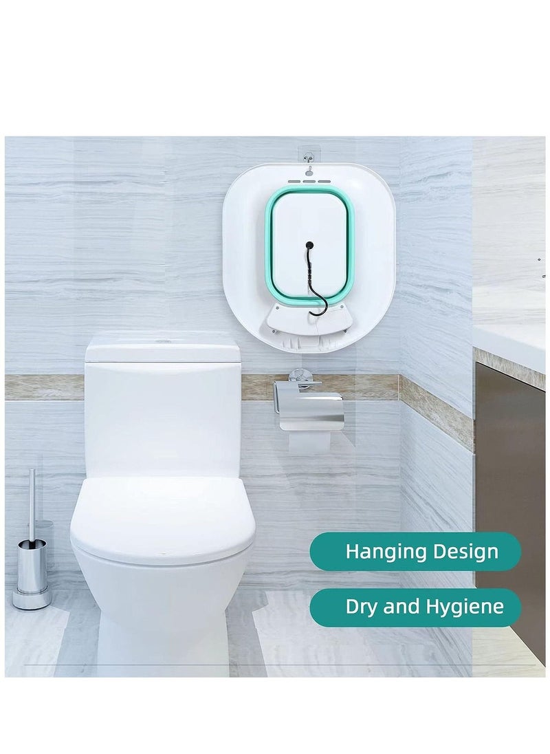 Foldable Electric Sitz Bath for Toilet Seat, Salt Soak Tub, Bath Bowl for Hemorrhoids, Postpartum Care, Sits Bath Toilet Basin for Maternity, Pregnant Women, Elderly - Image 4