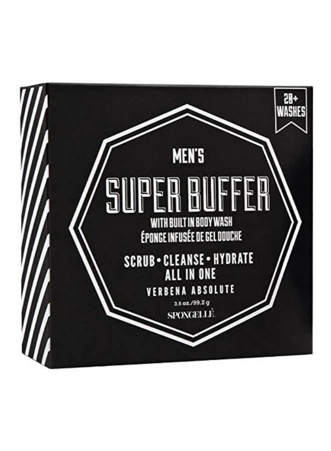 Spongelle Men'S Super Buffer Builtin Body Wash (Verbena Absolute) - Image 2