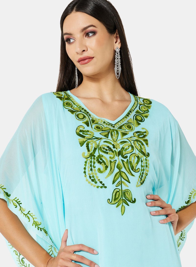 EMBROIDERED KAFTAN