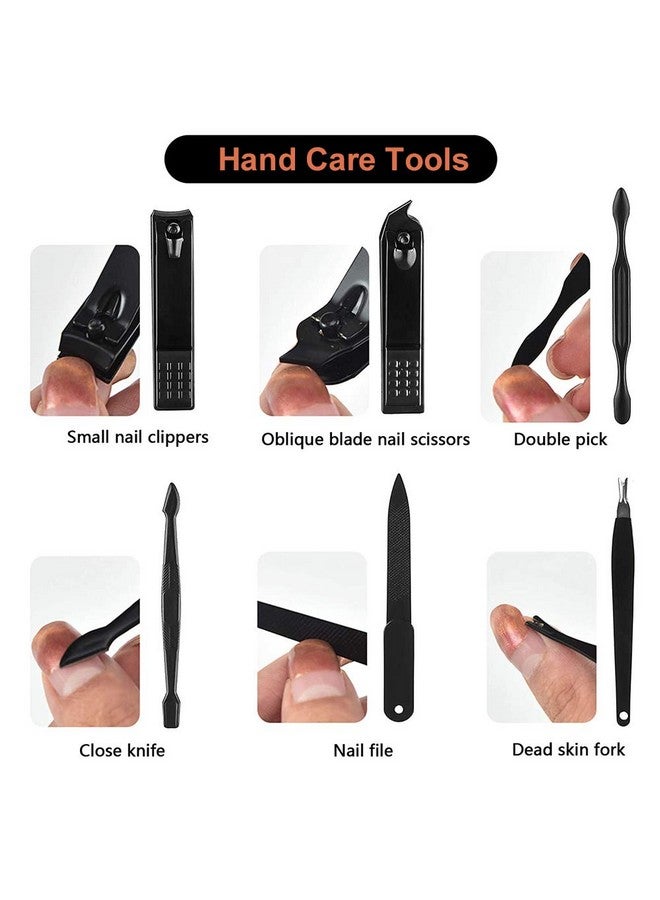 Felico Manicure Set Pedicure Kit Nail Clippers 16 In 1 Professional Grooming Kit Stainless Steel Toenail Tools With Luxurious Brown Leather Travel Case For Men Women Upgraded Version - Image 3