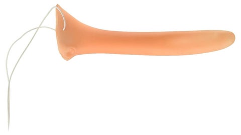 Pinocchio Nose Costume Accessory, One Size Funny Long Nose with Adhesive Strips, Comfortable Character Dress Up for Kids & Adults