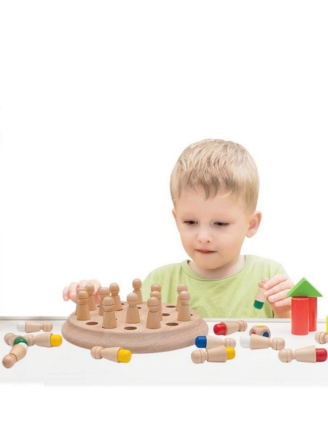 Smoneo Classic Wooden Match Stick Memory Chess Intelligence Game Kids Learning Toy Intellectual Game Random Color - Image 3