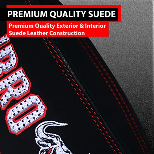 IBRO Powerlifting Lever Gym Belt – Power 13MM Extreme Heavy Duty Genuine Leather Belts - Squats Deadlifts Bodybuilding Weight Lifting IPF Power Lifting Strongman for Men Black M - Image 4
