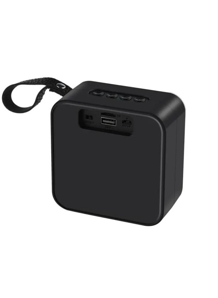 كيسونلي سماعة Kisonli S21 اللاسلكية الحديثة الصغيرة تدعم البلوتوث وبطاقة Tf وذاكرة فلاش والراديو -أسود - Image 3