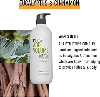 KMS Add Volume Shampoo for All Hair Types 750ml - Image 4