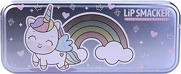 Lip Smacker مجموعة مكياج للأطفال من ليب سماكر في علبة ملونة مع لمسات لامعة وكريمات للوجه بنكهات وألوان مختلفة مجموعة هدايا شاملة لأطفالك لمظهر إبداعي نهائي - Image 2
