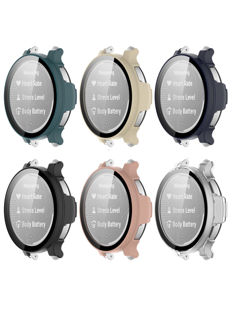 Case for Garmin Lily2 Active Hard PC Case + Screen Protector Protective Cover Full Coverage Shockproof (Black) - Image 3