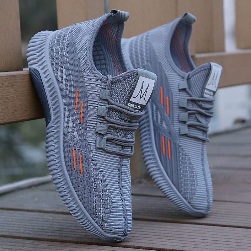 2022 New Mens Running Shoes Lightweight Breathable M88 Gray 