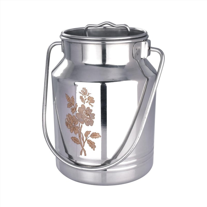 Va Sun Stainless Steel Oil CanMilk Can Canister Container Utensils for Storing Liquid 1L 1000 ml - Image 1