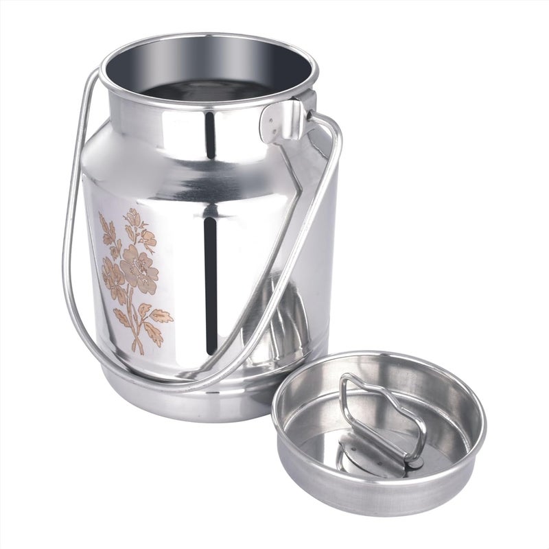 Va Sun Stainless Steel Oil CanMilk Can Canister Container Utensils for Storing Liquid 1L 1000 ml - Image 2