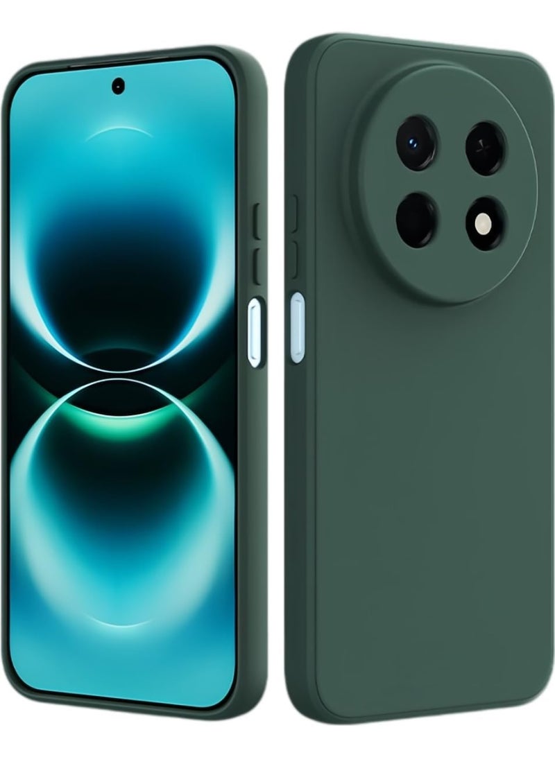 بورتوني جراب هاتف Huawei Nova 15 Max من السيليكون السائل؛ غطاء فائق النحافة ومقاوم للصدمات مزود ببطانة من الألياف الدقيقة (مايكروفايبر)؛ جراب حماية مرن وناعم يوفر ثباتاً مريحاً عند الإمساك به. - Image 1