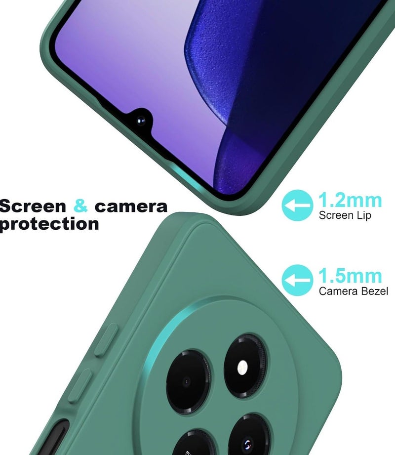 بورتوني جراب هاتف Huawei Nova 15 Max من السيليكون السائل؛ غطاء فائق النحافة ومقاوم للصدمات مزود ببطانة من الألياف الدقيقة (مايكروفايبر)؛ جراب حماية مرن وناعم يوفر ثباتاً مريحاً عند الإمساك به. - Image 2