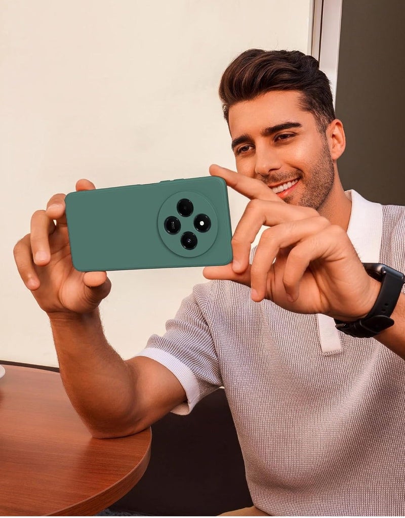 بورتوني جراب هاتف Huawei Nova 15 Max من السيليكون السائل؛ غطاء فائق النحافة ومقاوم للصدمات مزود ببطانة من الألياف الدقيقة (مايكروفايبر)؛ جراب حماية مرن وناعم يوفر ثباتاً مريحاً عند الإمساك به. - Image 5