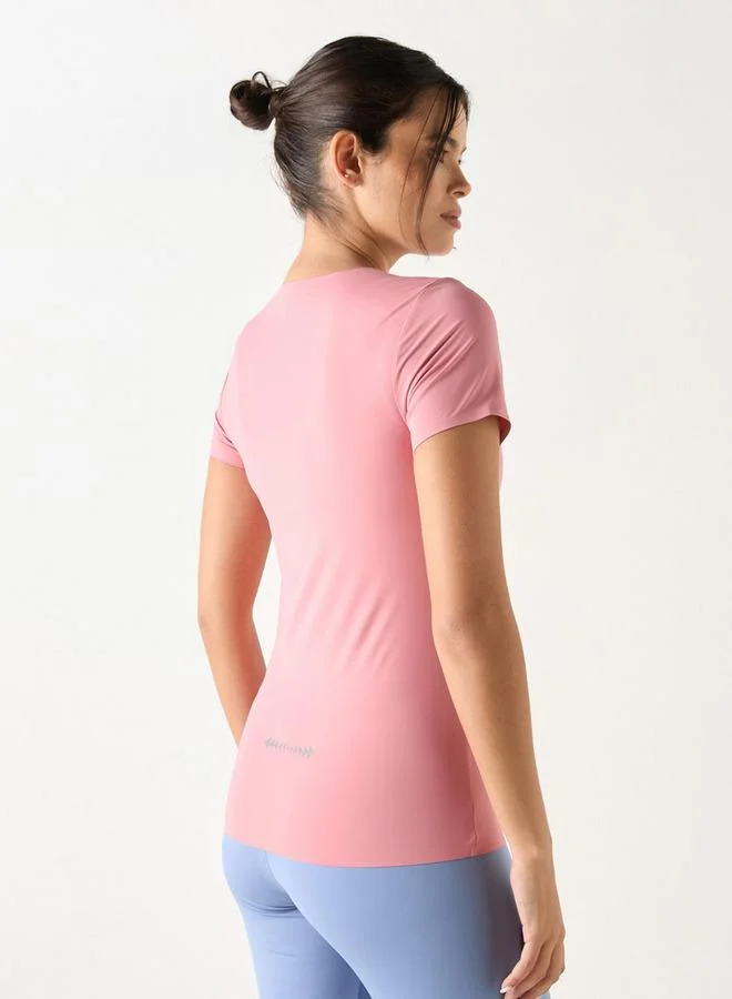 ADOT by Splash T-shirt with Round Neck and Short Sleeves