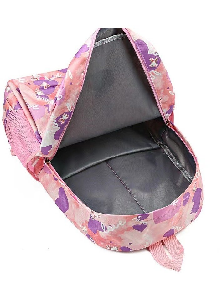 Taiahiro Cute cartoon two-piece schoolbag set, waterproof backpacks for primary and secondary school students, and travel backpacks for teenagers.  - Image 2