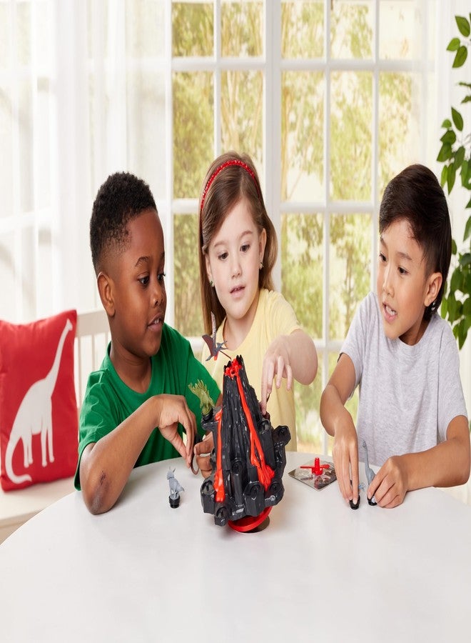 EPOCH Games Jurassic World Shaky Volcano - Action-Packed Tabletop Dinosaur Game for Ages 5+ - Image 4