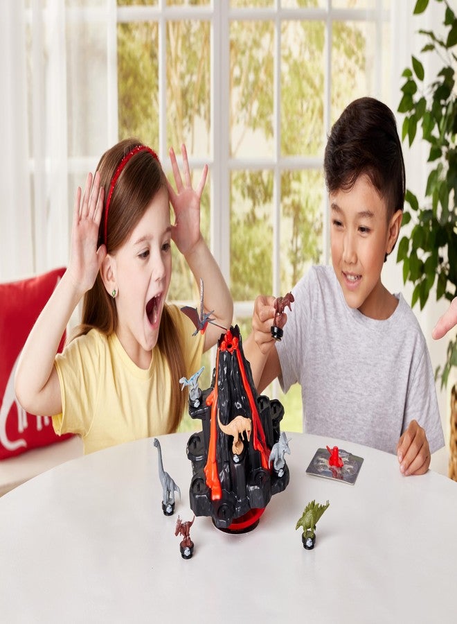 EPOCH Games Jurassic World Shaky Volcano - Action-Packed Tabletop Dinosaur Game for Ages 5+ - Image 5