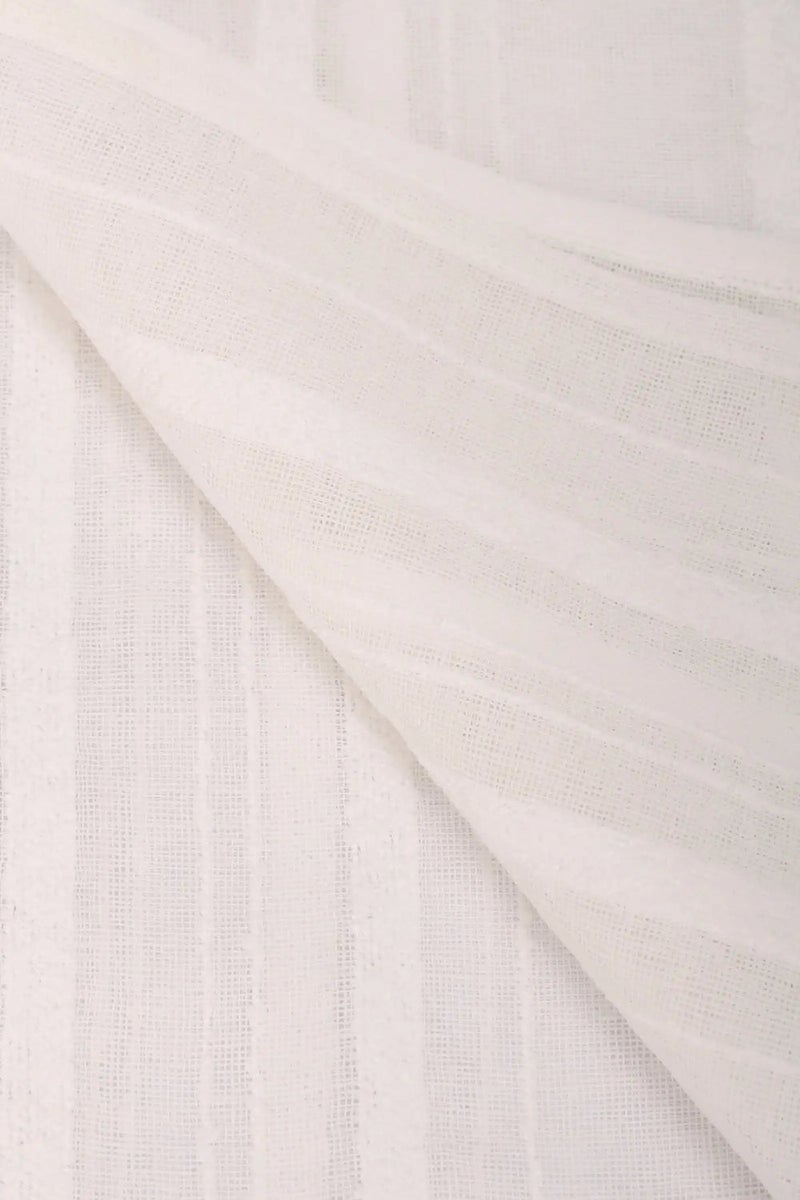 Carina Tufted White Placemat - Image 2
