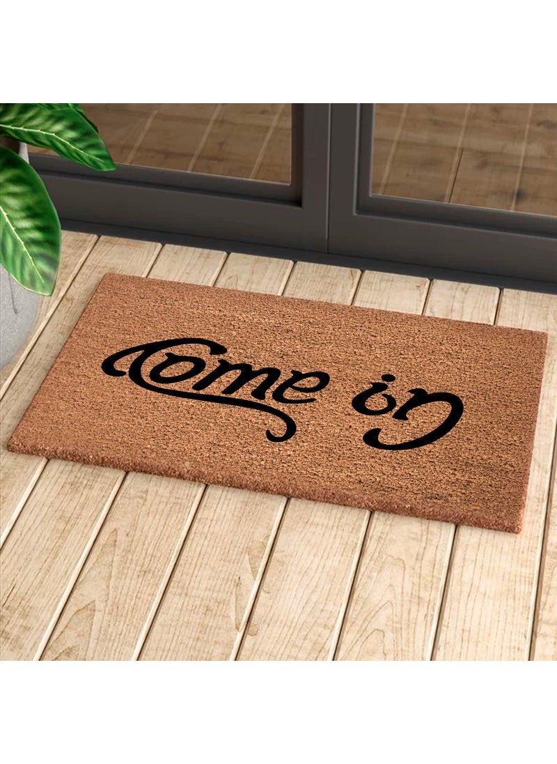 Hediye Sepeti - Gift Basket Come In Go Away Humorous Indoor Doormat - Image 1