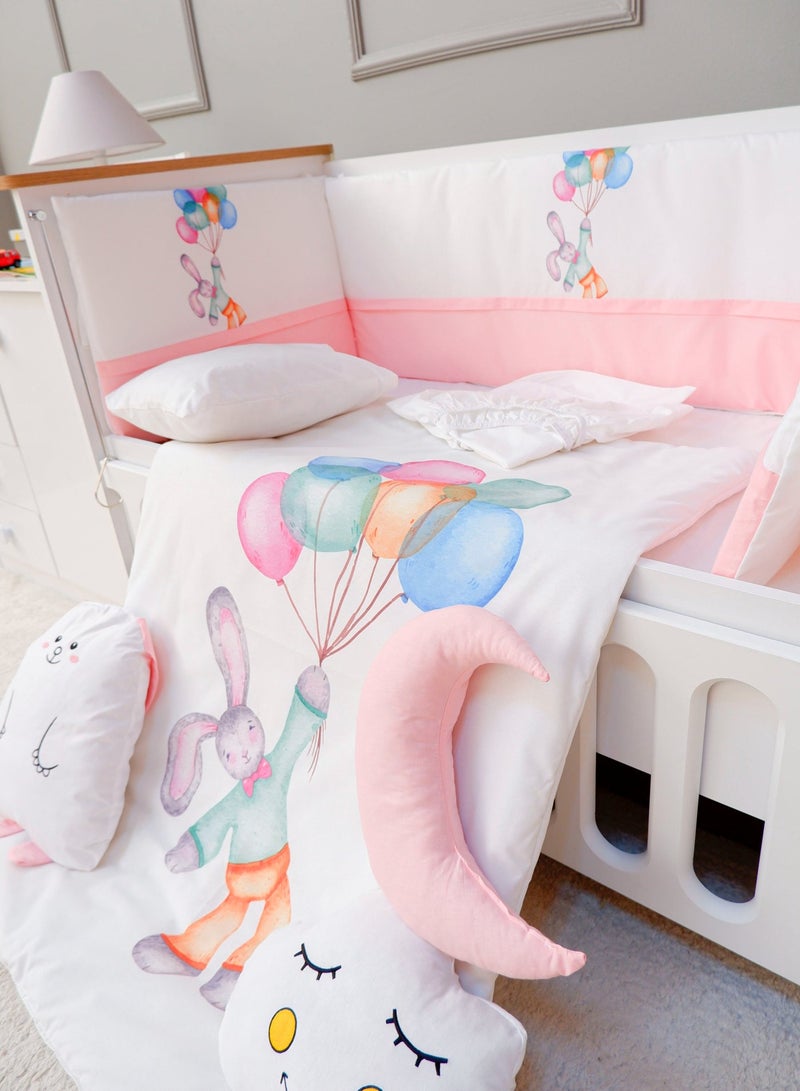 FUN MOMENT 3 Side Guardrails for Baby Bed with Quilt, Pillows and Sheet - Image 2