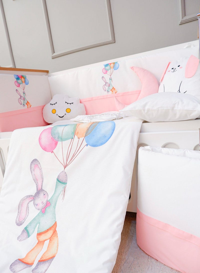 FUN MOMENT 3 Side Guardrails for Baby Bed with Quilt, Pillows and Sheet - Image 5