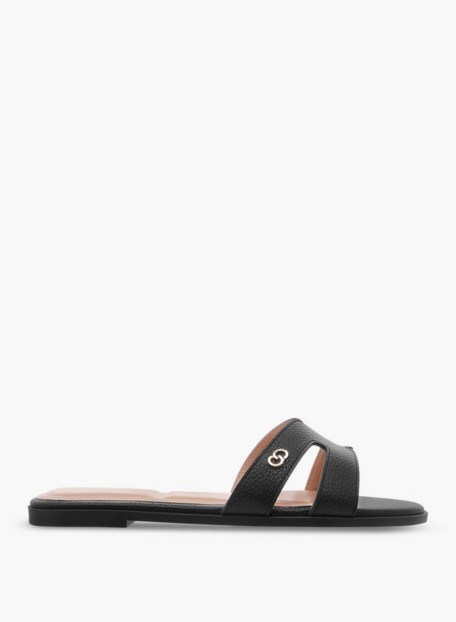 Celeste Women's Textured Slip-On Flat Sandals  - Image 3