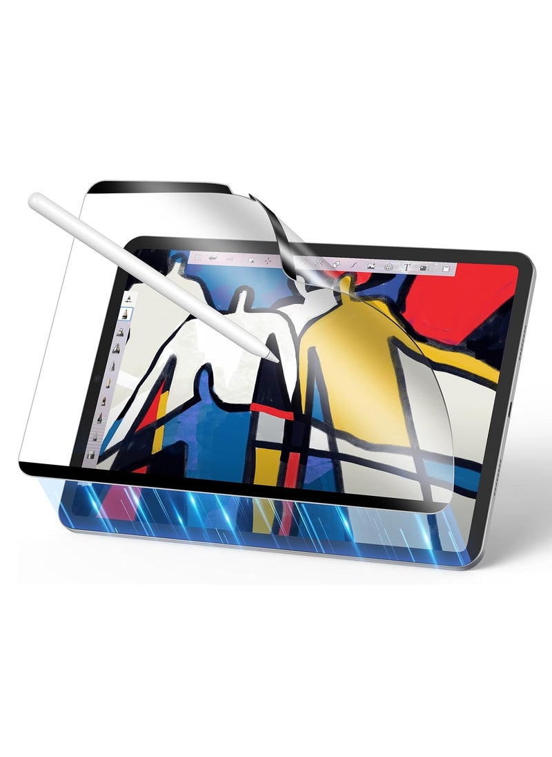 MIGOFAST - iPad Air 11 Inch M2 Paper Feel Magnetic Screen Protector 2024 Write and Draw Like on Paper Detachable and Reusable Compatible with Tempered Film Matte Finish - Image 1