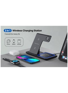 XiuWoo 3 in 1 Wireless Charging Station For Apple & Samsung  - Image 4