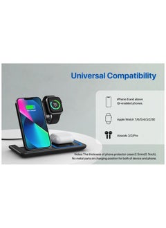 XiuWoo 3 in 1 Wireless Charging Station For Apple & Samsung  - Image 3
