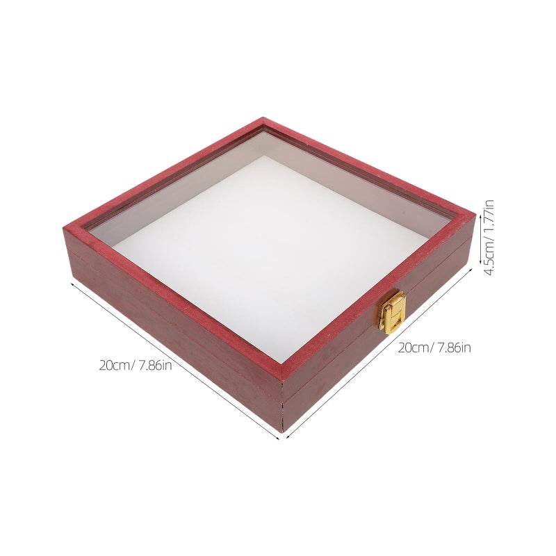 عينة فراشة حشرية عرض حالة 20x20x4.5 سم صندوق الظل الأكريليك مع وسادة - Image 3