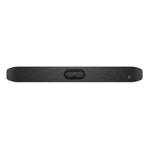 Poly Studio V12 USB Video Bar for Small Rooms 4K 20MP Camera AIEnhanced Audio Noise Cancellation Poly Lens Management Microsoft Teams Zoom Google Meet Compatible Thoughtfully Made - Image 1