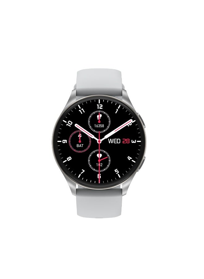 Blackview X20 1.43-inch AMOLED Display 380mAh Battery Fitness Smart Watch Obsidian Silver - Image 2