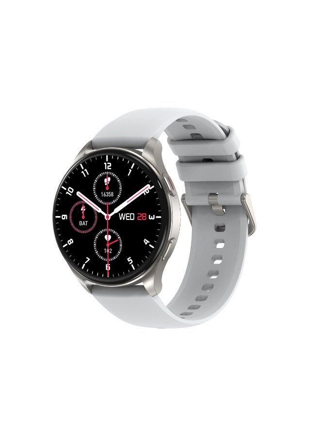 Blackview X20 1.43-inch AMOLED Display 380mAh Battery Fitness Smart Watch Obsidian Silver - Image 4