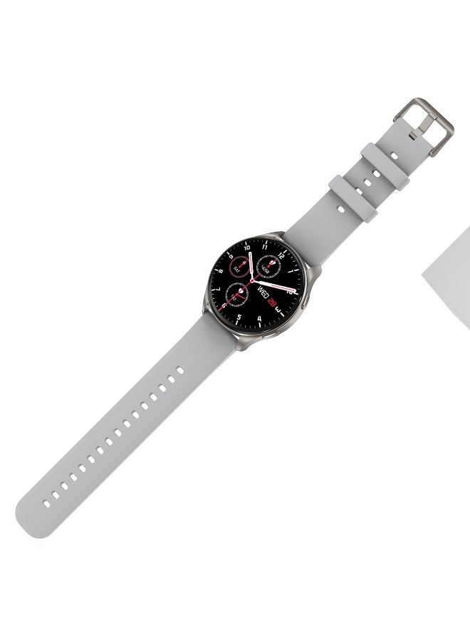 Blackview X20 1.43-inch AMOLED Display 380mAh Battery Fitness Smart Watch Obsidian Silver - Image 1