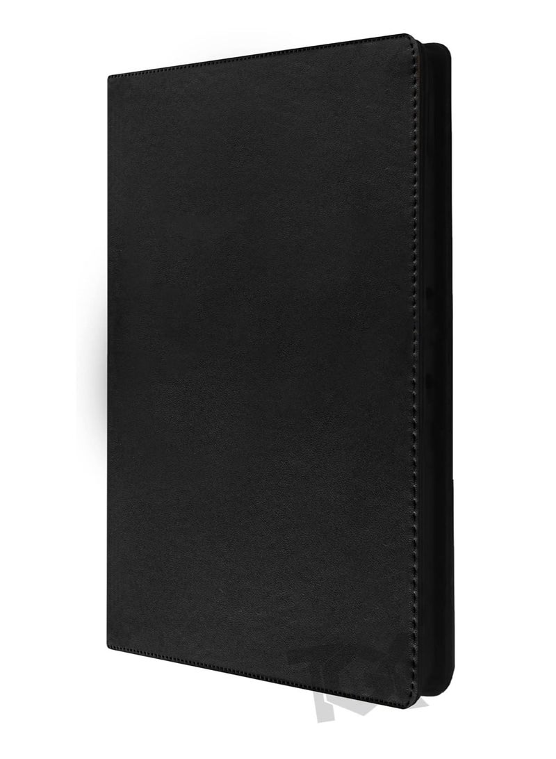 Leather Case for Nokia T10 8.0 Inch Tablet, Slim Lightweight Stand Cover with TPU Frame (Black) - Image 1